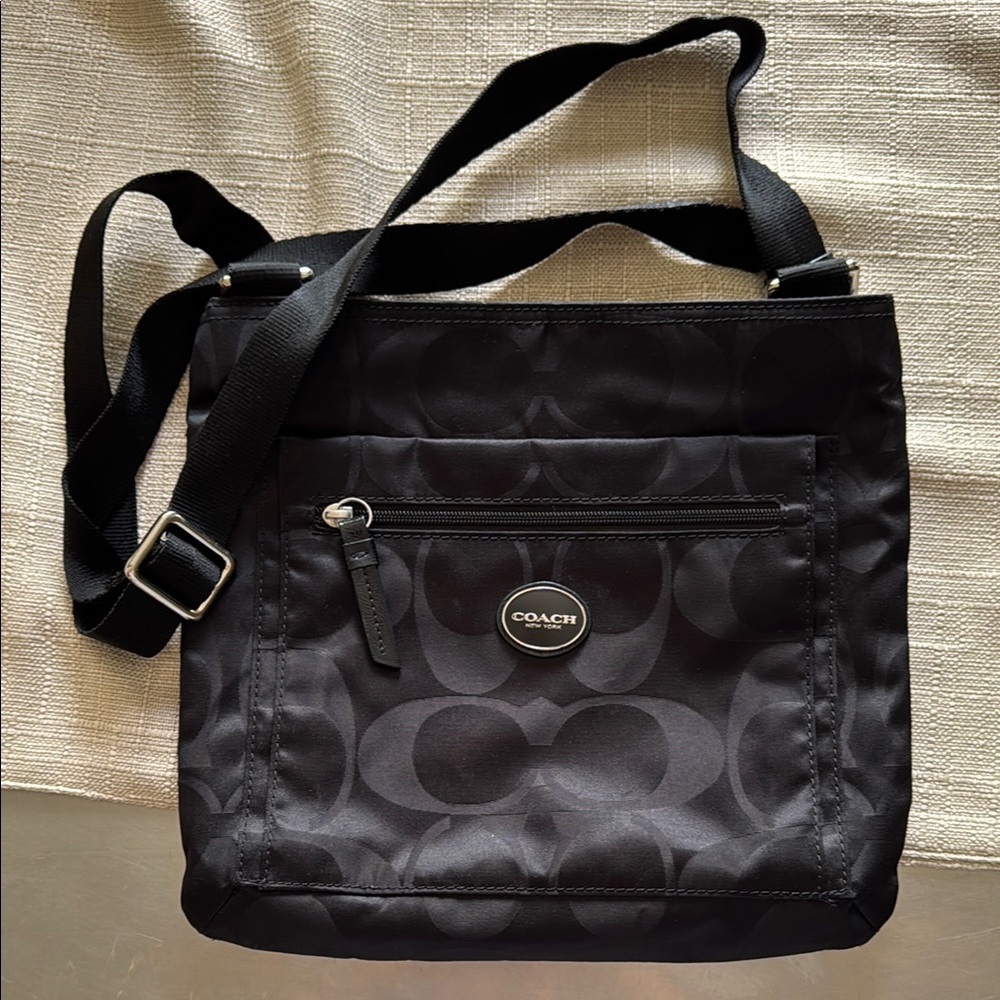 Coach Signature Black Crossbody Bag